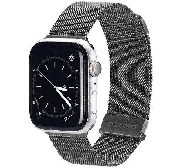 DUX DUCIS pótszíj (egyedi méret, nagy, alumínium, milánói, mágneses)
SZÜRKE Apple Watch Series 2 42mm, Apple Watch Series 3 42mm, Apple Watch Series
1 42mm, Apple Watch Series 4 44mm, Apple Watch Series 5 44mm, Apple Watch Series
6 44mm, Apple Wa