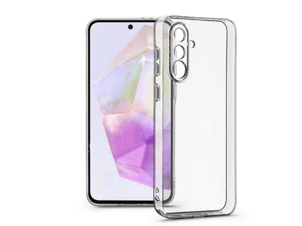 Haffner Clear Case kameravédős szilikon tok - Samsung SM-A366 Galaxy A36 5G -
átlátszó