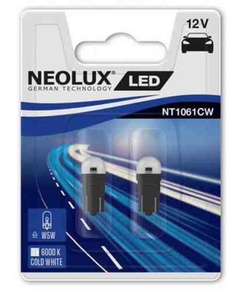 Neolux NT1061CW-02B W5W LED 12V 0,5W 6000K (2 db)