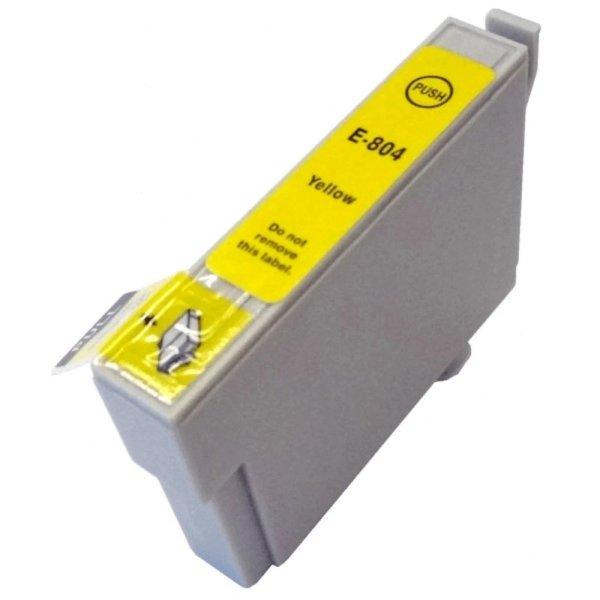 Premium Epson T0804 Yellow Utángyártott Tintapatron