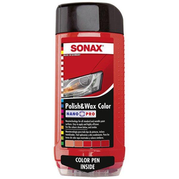 Sonax, Polír és viasz, Piros, 500ml