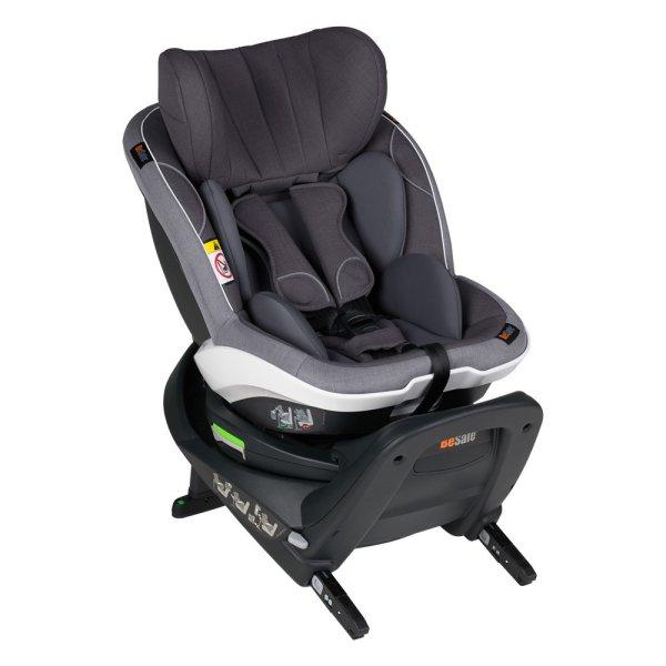 BeSafe gyerekülés iZi Twist I-Size ISOfix 61-105 cm Metallic Mélange MTB