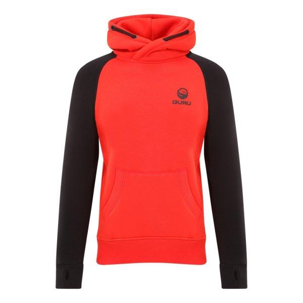 Guru Hoodie Red Black XL pulóver (GCL250)