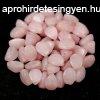 Cseh prselt Pinch gyngy - Alabaster Milky Light Pink - 5x3