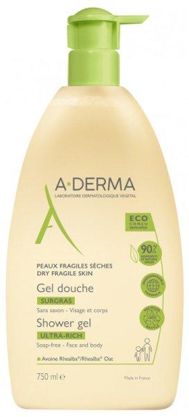 A-DERMA Tusfürdő (Ultra-Rich Shower Gel) 750 ml