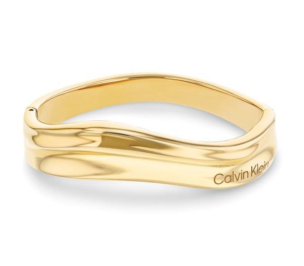 Calvin Klein Aranyozott merev acél karkötő Elemental 35000642
6,7 cm