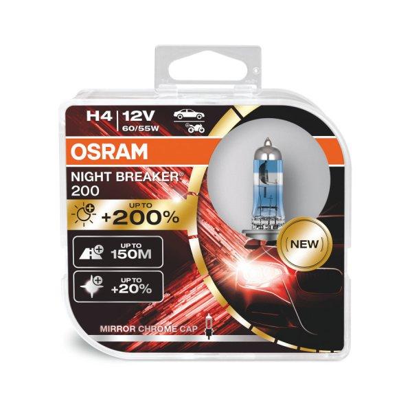 OSRAM Night Breaker 220 H4 12V 60/55W Halogén Izzó (2 db)