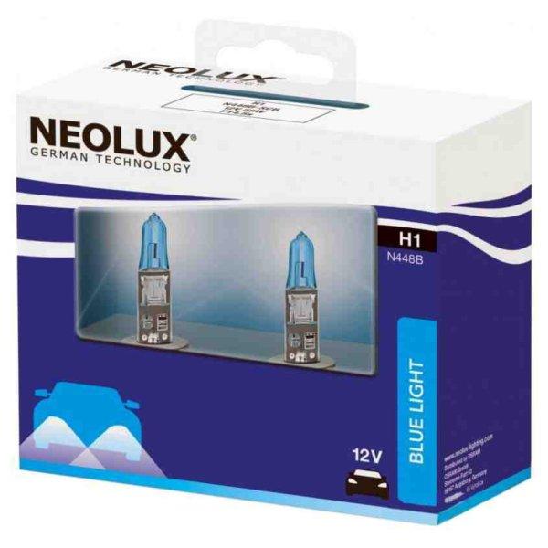 Neolux Blue Light N448B H1 12V 55W Halogén Fényszóró Izzó (2 db-os
készlet)