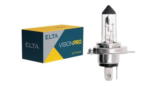 ELTA VisionPro 12V 100/90W H4 P43t Izzó