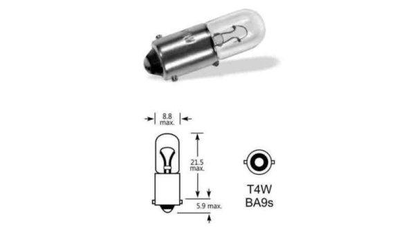 ELTA 233TB 12V 4W BA9s Autóizzó