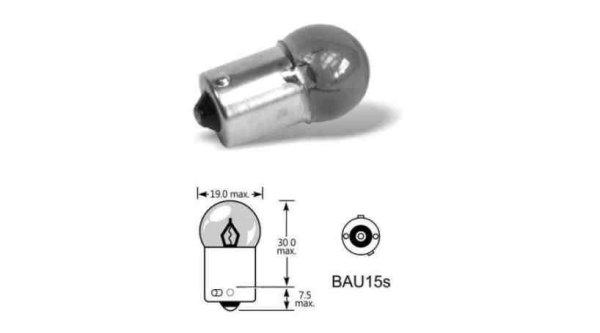 ELTA 236TB 12V 10W BA15s Narancssárga Autóizzó