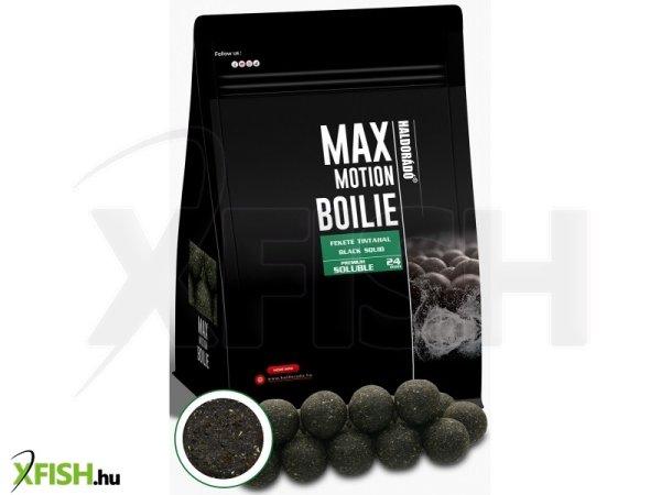 Haldorádó Max Motion Boilie Premium Soluble 24 Mm - Fekete Tintahal bojli 800g