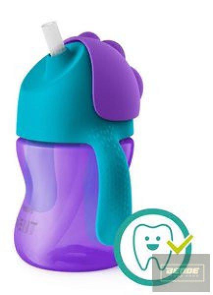 Philips AVENT SCF796/02 Itatópohár rugalmas szívószállal 200ml lányos