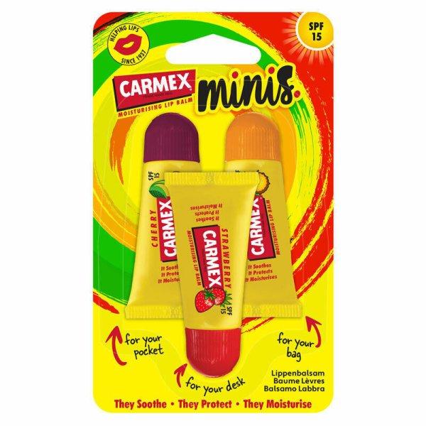 Carmex ajakápoló mini pack (eper, cseresznye, ananász-menta) 3x5g 15 g