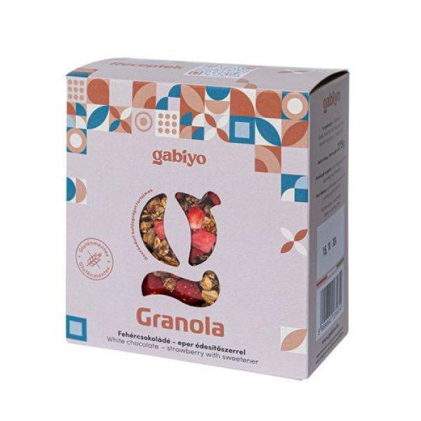 GABIYO GRANOLA FEHÉRCSOKI-EPER GM. HCM.