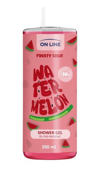 On Line tusfürdő fruity shot görögdinnye 390 ml