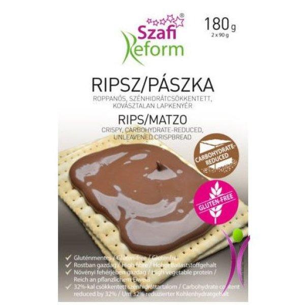 Szafi reform szénhidrátcsökkentett ripsz/pászka 180 g