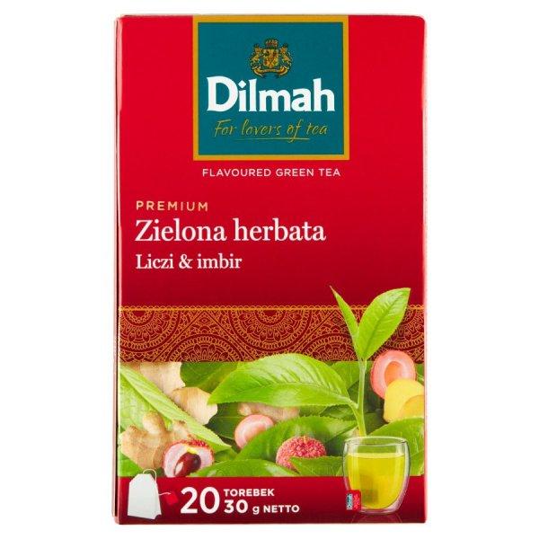 DILMAH ZÖLD TEA LICSI GYÖMBÉR 20 db