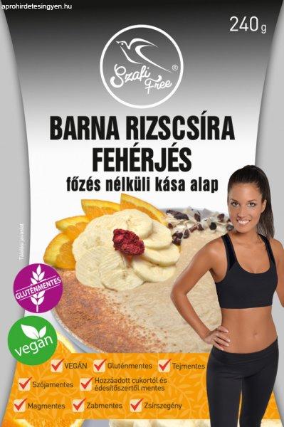 Szafi Free barna rizscsíra fehérjés főzésnélküli kása alap 240 g