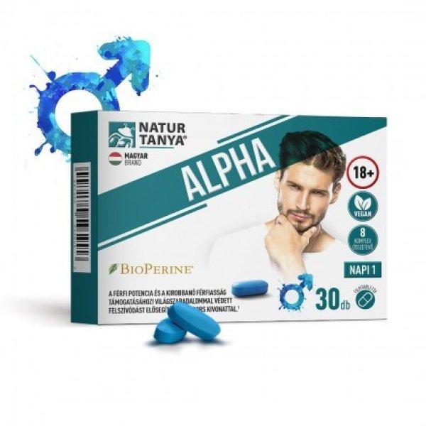 Natur Tanya® ALPHA - A férfi potencia és a kirobbanó férfiasság
támogatásához! 8 komplex összetevővel, fermentált l-citrullinnal