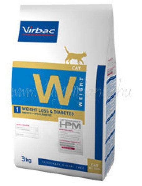 Virbac HPM Diet Cat Weight 1 Loss & Diabetes 1,5 kg