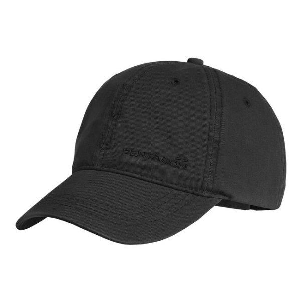 Pentagon Cap Mike Twill BB, fekete