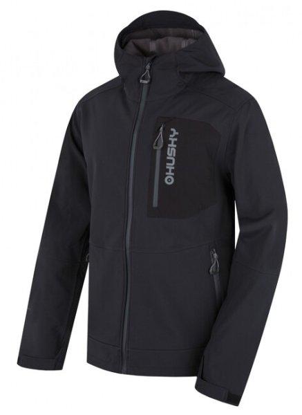 Husky Férfi softshell dzseki Samai, fekete