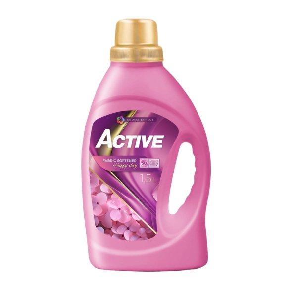 Active textilöblítő Happy Day (50 mosás) 1,5L