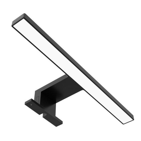 Avide LED Tükörvilágító Lámpa Szögletes Fekete Műanyag 300mm NW 4000K 5W
IP44