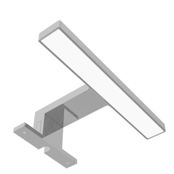 Avide LED Tükörvilágító Lámpa Szögletes Króm Műanyag 180mm NW 4000K
3.5W IP44