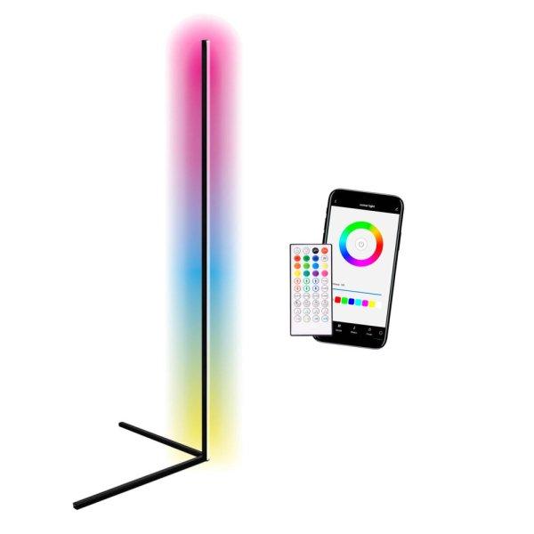 Commel WiFi Okos RGB saroklámpa, állólámpa, hangulatfény -
távirányítóval