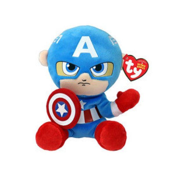 Beanie Babies SOFT plüss CAPTAIN AMERICA, 15 cm