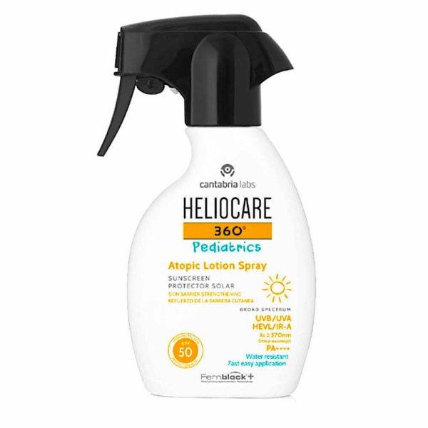 Heliocare Baby napvédő krém spray érzékeny és
atópiás bőrre SPF 50 360° (Atopic Lotion Spray) 250 mll