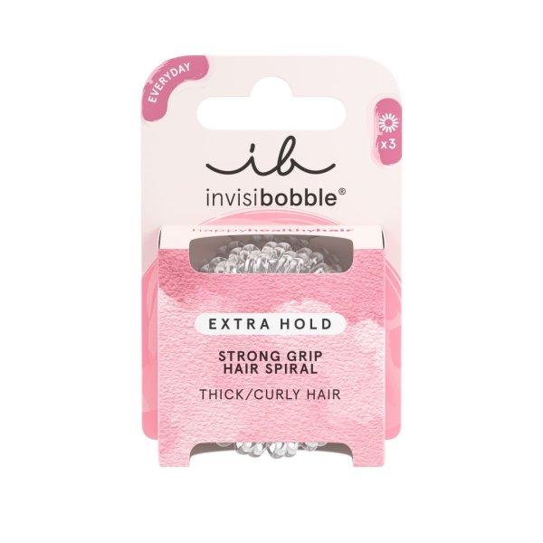 Invisibobble Hajgumi Extra Hold Crystal Clear 3 db