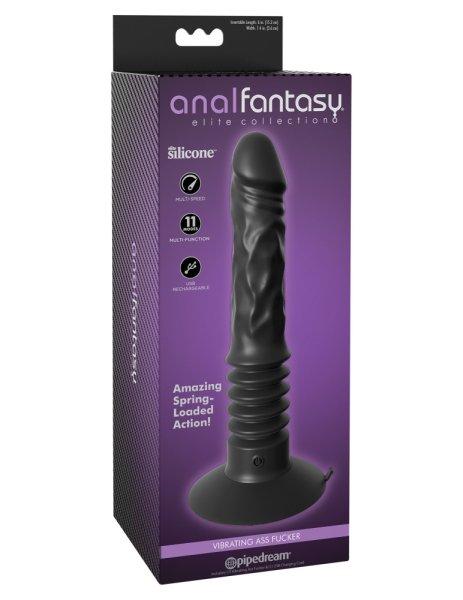  Vibrating Ass Fucker  Black 