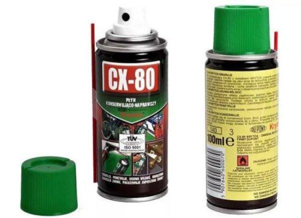 CX-80 Univerzális kenőanyag teflonos spray 100 ml