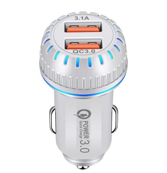 2-es USB gyors töltő 12/24V - 3.1A