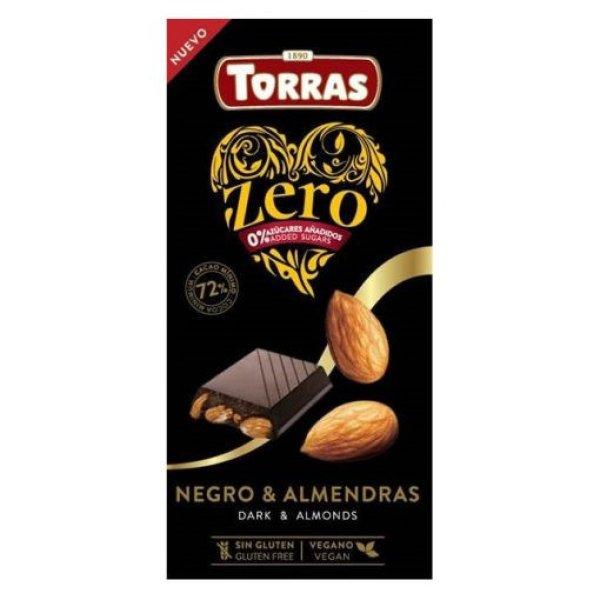 TORRAS ÉTCSOKOLÁDÉ MANDULÁS 150 g CM.