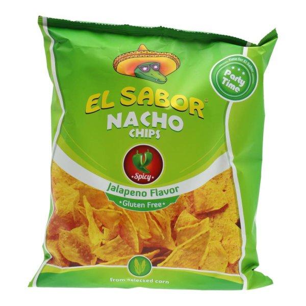 EL SABOR NACHOS CHIPS JALAPENO GM. 220G