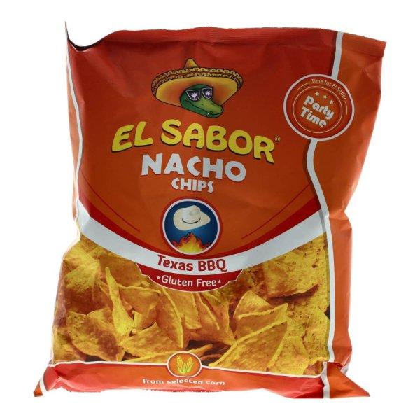 EL SABOR NACHOS CHIPS BBQ GM. 220G