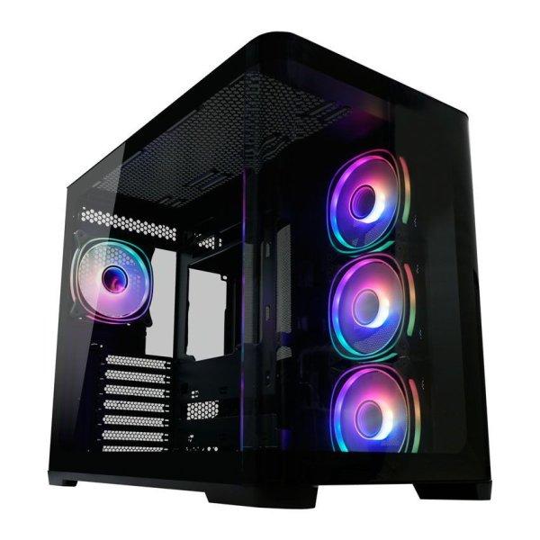 LC Power Gaming 8001B Tempered Glass Pro-Storm Dark