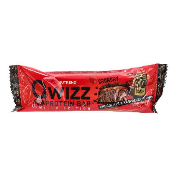 NUTREND QWIZZ PROTEIN BAR CHOC-RASPBERRY