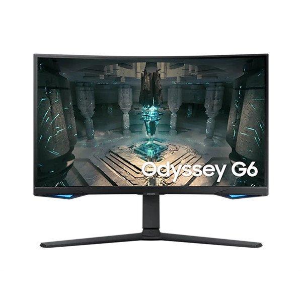 SAMSUNG Ívelt Gaming&Smart 240Hz VA monitor 27" G65B, 2560x1440, 16:9,
350cd/m2, 1ms, DP/2xHDMI/2xUSB/LAN/WiFi/BT, Pivot