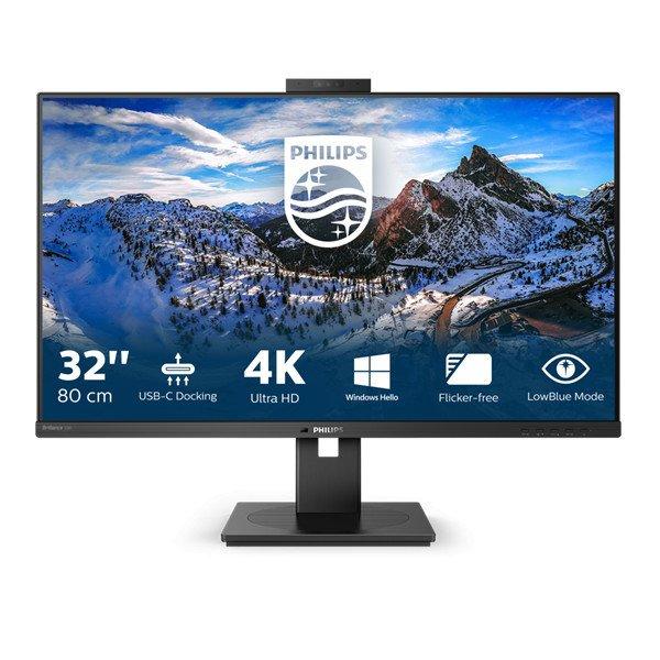 PHILIPS IPS monitor 31.5" 329P1H, 3840x2160, 16:9, 350cd/m2, 4ms,
USB-C/4xUSB/DP/2xHDMI/LAN, hangszóró&webkamera