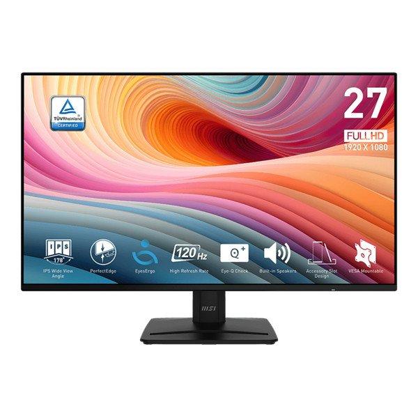 MSI Monitor Business PRO MP271A E2 27" FHD 1920x1080, IPS, 16:9, 120Hz,
1500:1, 1ms, DP, HDMI, VGA, Black