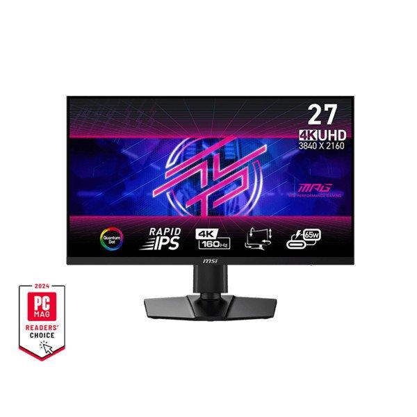 MSI Monitor GAMING MPG 274URF QD 27" Rapid IPS UHD 3840x2160, 16:9, 160Hz,
1000:1, 0.5ms, 2x HDMI, DP, USB-C, Black