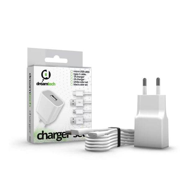 Dreamtech Charger Set 2A Usb C White