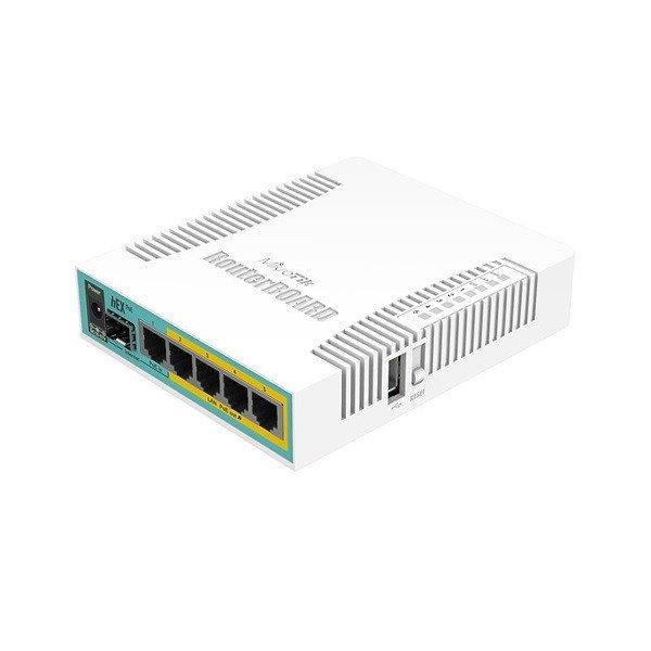 MIKROTIK Vezetékes Router RouterBOARD 5x1000Mbps + 1x1000Mbps SFP, Asztali -
RB960PGS