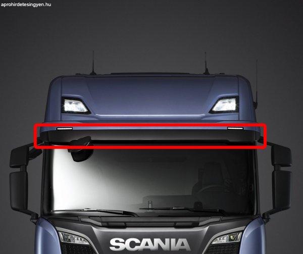 Scania R széria 2017-től napellenző alsó rész 22cm FÜST SZÍNŰ