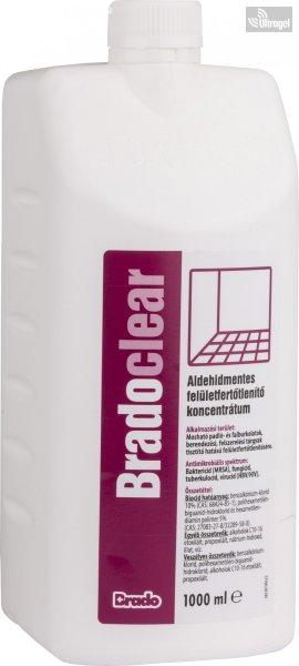 BradoClear aldehidmentes felületfertőtlenítő koncentrátum - 1000ml 